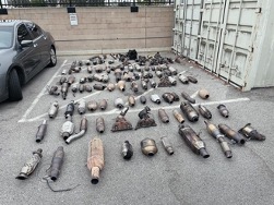 Stolen catalytic converters recovered.